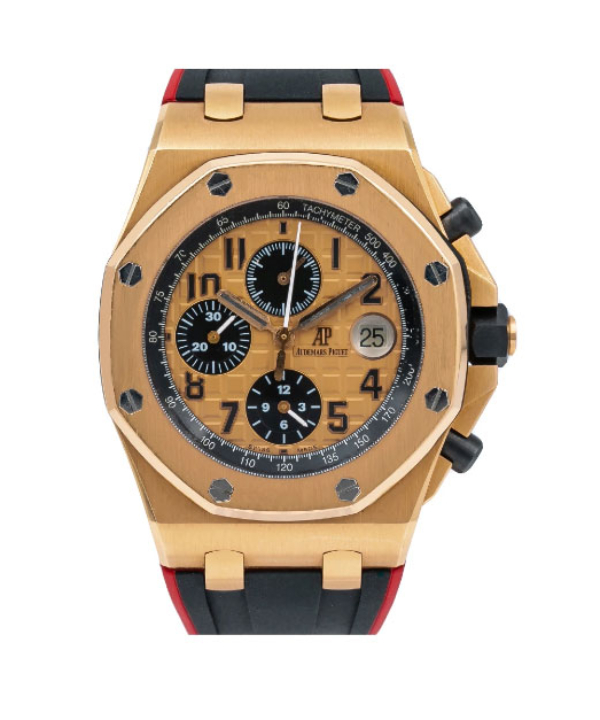 Audemars-Piguet-Royal-Oak-Offshore-26470OR-42MM-Rose-Gold-Dial-With-Rubber-Bracelet