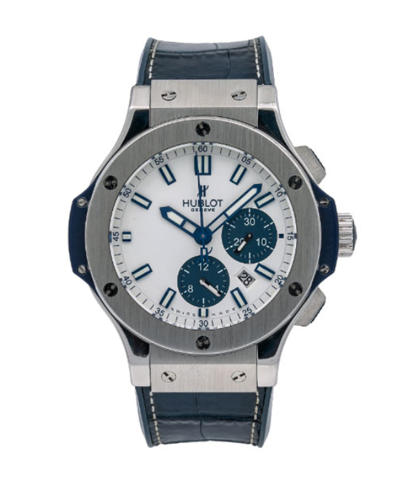 Hublot Big Bang 44MM White Dial With Leather Bracelet Watch