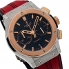 Hublot Classic Fusion Chronograph 45MM Black Dial With Red Leather Bracelet