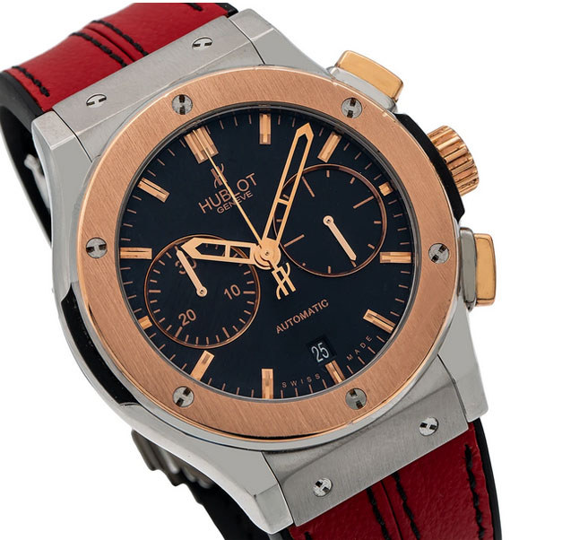 Hublot-Classic-Fusion-Chronograph-521.NO.1181.LR-45MM-Black-Dial-With-Red-Leather-Bracelet3