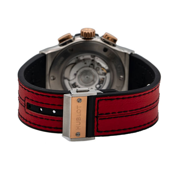 Hublot-Classic-Fusion-Chronograph-521.NO.1181.LR-45MM-Black-Dial-With-Red-Leather-Bracelet4