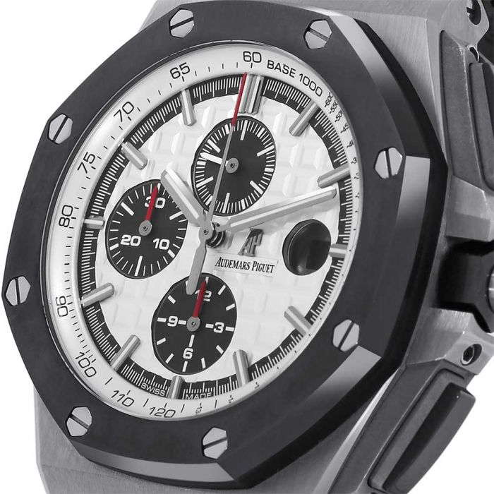 Audemars Piguet Royal Oak Offshore Steel White Dial 44MM Watch02