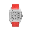Cartier Santos 100 L Diamond Set Custom Watch