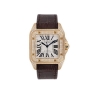 Cartier Santos 100 Midi Yellow Gold Factory Diamond Set