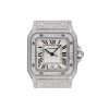 Cartier Santos Galbee Medium Custom Diamond Set