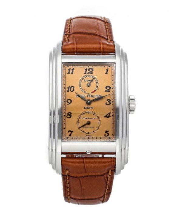 Patek Philippe Gondolo Platinum 10 day Tourbillon 29MM Watch