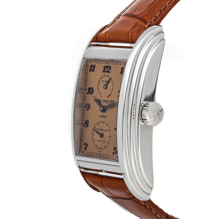Patek Philippe Gondolo Platinum 10 day Tourbillon 29MM Watch
