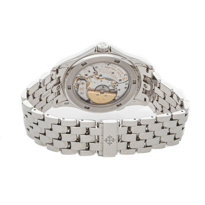 Patek Philippe World Time Platinum Enamel Dial 39MM Watch