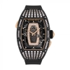 Richard Mille RM037 Rose Gold Gem Set Black Carbon TPT 34MM Watch