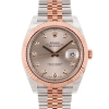 Rolex Datejust 41 Steel and Rose Gold Sundust Diamond Dial 41MM Watch