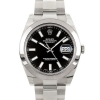 Rolex Datejust II Stainless Steel Smooth Bezel Black Index Dial 41MM Watch