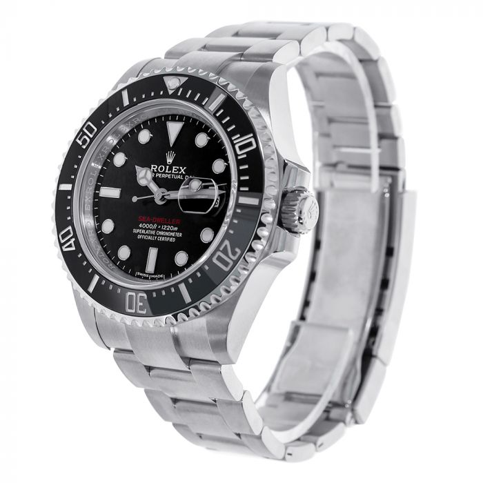Rolex Red Sea-Dweller Stainless Steel Black Dial 43MM Watch