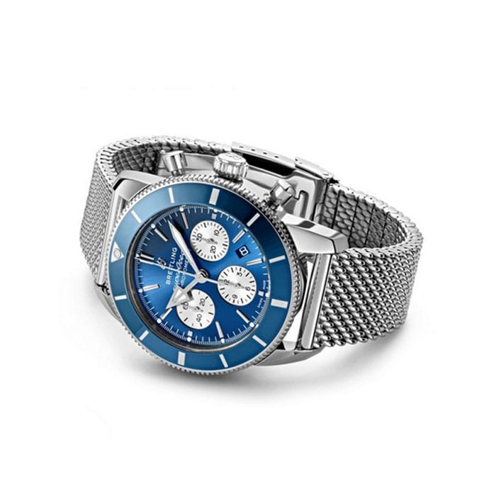 Breitling Superocean Heritage II Steel Chronometer Blue Dial Watch