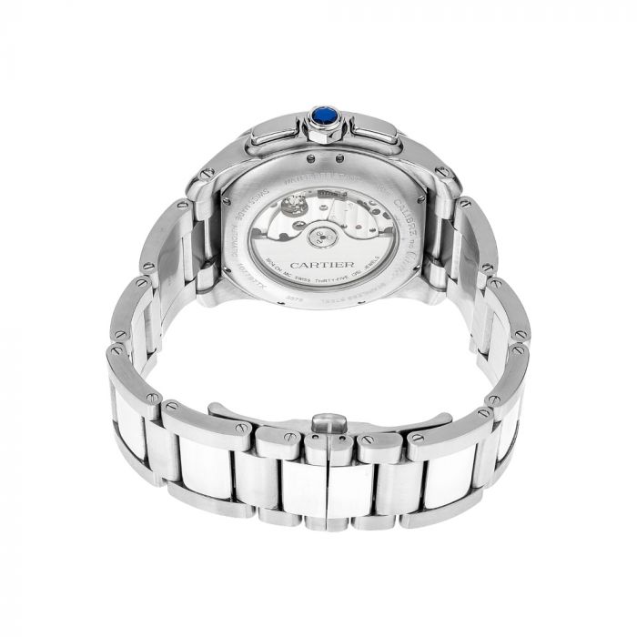 Cartier Calibre de Cartier Stainless Steel Chronograph Watch