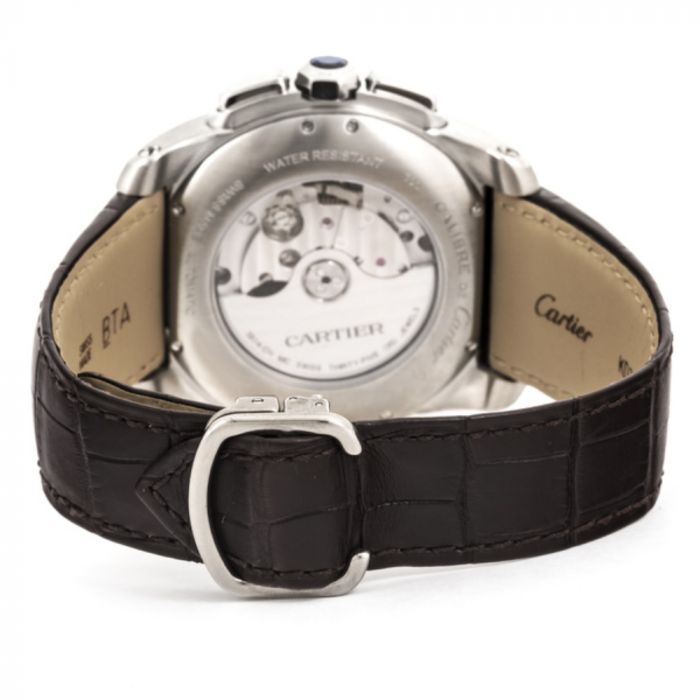 Cartier Calibre de Cartier Stainless Steel Chronograph Watch