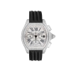 Cartier Roadster Chronograph XL Custom Diamond Set Black Strap