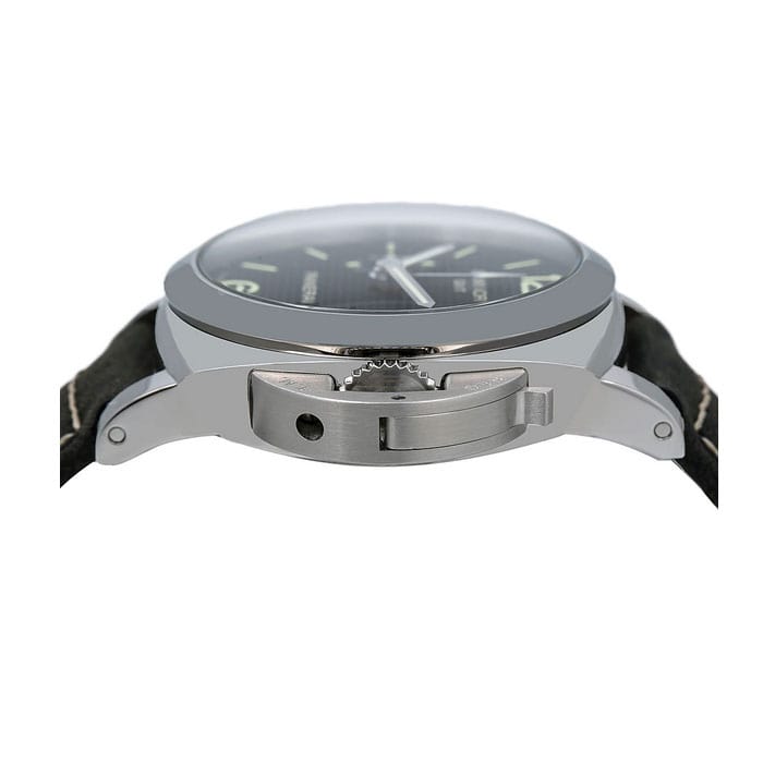 Panerai Luminor 1950 3 Days GMT Automatic PAM00535 42MM Black Dial With Leather Bracelet