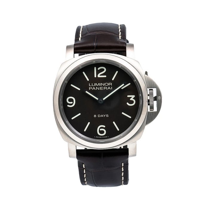 Panerai Luminor Base 8 Days 44MM Black Dial Watch